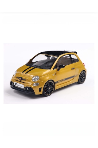Solido 1:18 Ölçek 2024 Fiat F595 Abarth Sarı Renk Model Araba