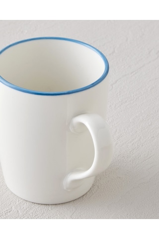 English Home Sway Bone Porselen 2'li Kupa 255 Ml Mavi