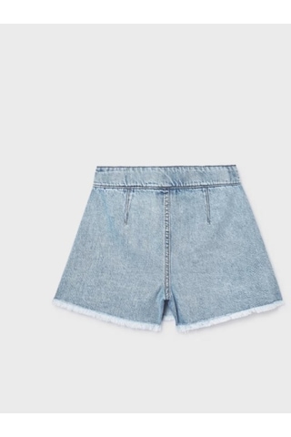 Kız Çocuk Denim Şort Etek 6903 Mavi