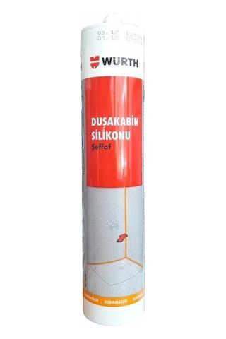 Würth Duşakabin Silikonu Şeffaf 310 Ml