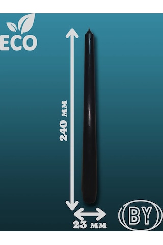 Kandlefo Konik Ağlayan Tam Renkli Mumlar 340982284 Siyah