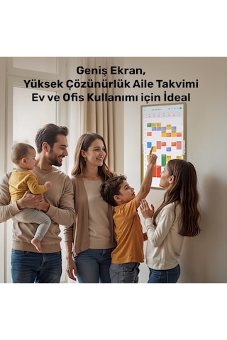 Npo NW3299T 32'' Full HD 4/64GB Android Dokunmatik Dijital Aile Takvimi Smart Led Ekran