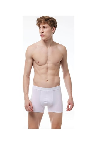 Malabadi 014 Erkek Modal Boxer-Beyaz