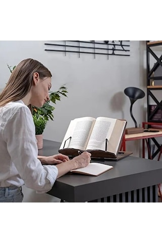 Büyük Boy Kitap Okuma Standı, Antik Tasarım, Ergonomik Kullanım