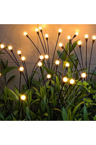 Vkemall Danlıkt Bahçe Işıklı Sokağı, Güneş Enerjili Led Kelebek Işıkları, Otomatik Açma/kapama, Ip65 Yağmur Dayanıklı, 8-12 Saat Sürekli Aydınlatma Siyah