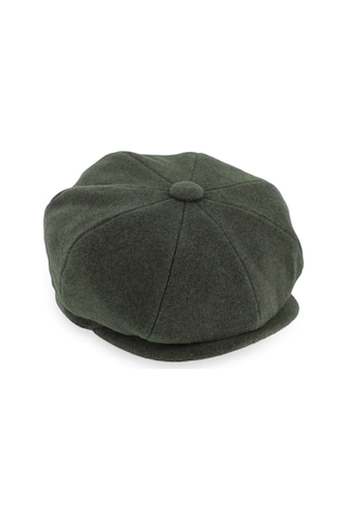 Superstorm Erkek Yün Newsboy Kasket Ingiliz Flat Cap Şapka