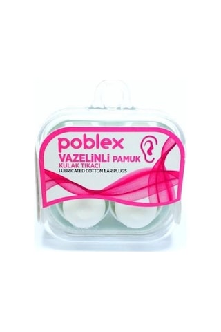 Poblex Antialerjik Silikon 2'li Kulak Tıkacı