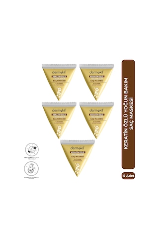 Dermokil Keratin Özlü Saç Maskesi Seti 25 Ml X 5 Adet