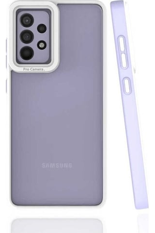 Galaxy Uyumlu A52 Kılıf Zore Mima Kapak Lila