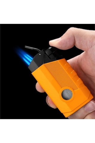 Cohiba Ccm0649 3 Jet Torch Puro Çakmağı Sarı