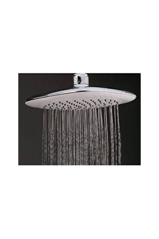 Tema Bianco Tepe Duş Başlığı Paslanmaz Krom Kaplama Ergonomik Oval Tasarım İle Modern Banyo 6998