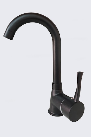 Aqua Siyah Lavabo Bataryası