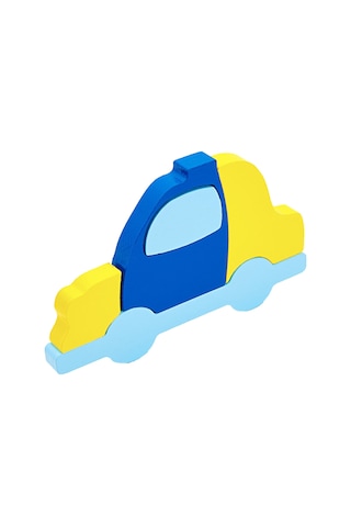 Woodnjoy Polis Arabası Ahşap Puzzle Denge Oyunu