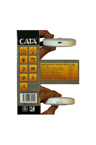 Cata Ct-5180 4000k Günışığı Mıknatıslı Kabin Led Aydınlatma 2 Adet
