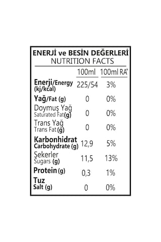 Benorganic %100 Organik Karışık Kırmızı Meyve Suyu 250 ML