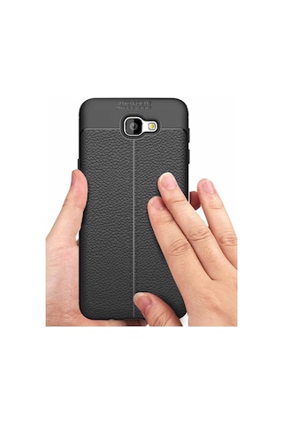 Samsung Uyumlu Galaxy J5 Prime Kilif Deri Tarzi Niss Silikon Case 389468038