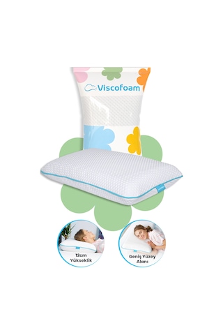 Viscofoam Xl Büyük Lüks Boyun Destekli Ortopedik Yastık Visco Yastık - 70x40x12cm