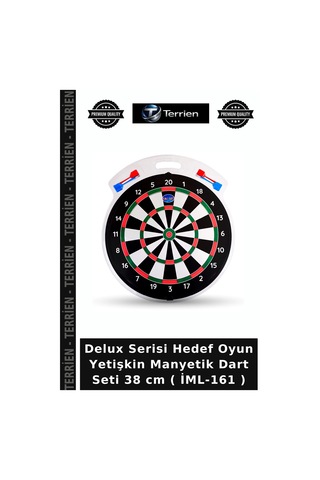 Delux Serisi Hedef Oyun Yetişkin Manyetik Dart Seti 38 Cm İml-161