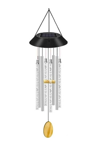 Opulentliving Güneş Enerjili Su Geçirmez Akrilik Baloncuk Fener, 6-8 Saat Işık, Dış Mekan Beyaz Sarkıt Lambası Beyaz