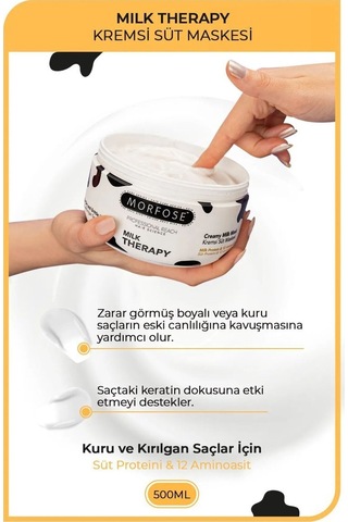 Milk Therapy Kremsi Süt Maskesi 500 Ml - Bakım Ve Canlılık - Mrfs