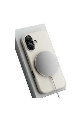 Joko - 333 - İphone 17 Wonder Deri Magsafe Kapak - Ece-umay - - Beyaz