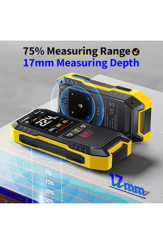 Fnirsi Wmt-10 Temassız Endüktif Ahşap Ve Duvar Nem Ölçer Higromet