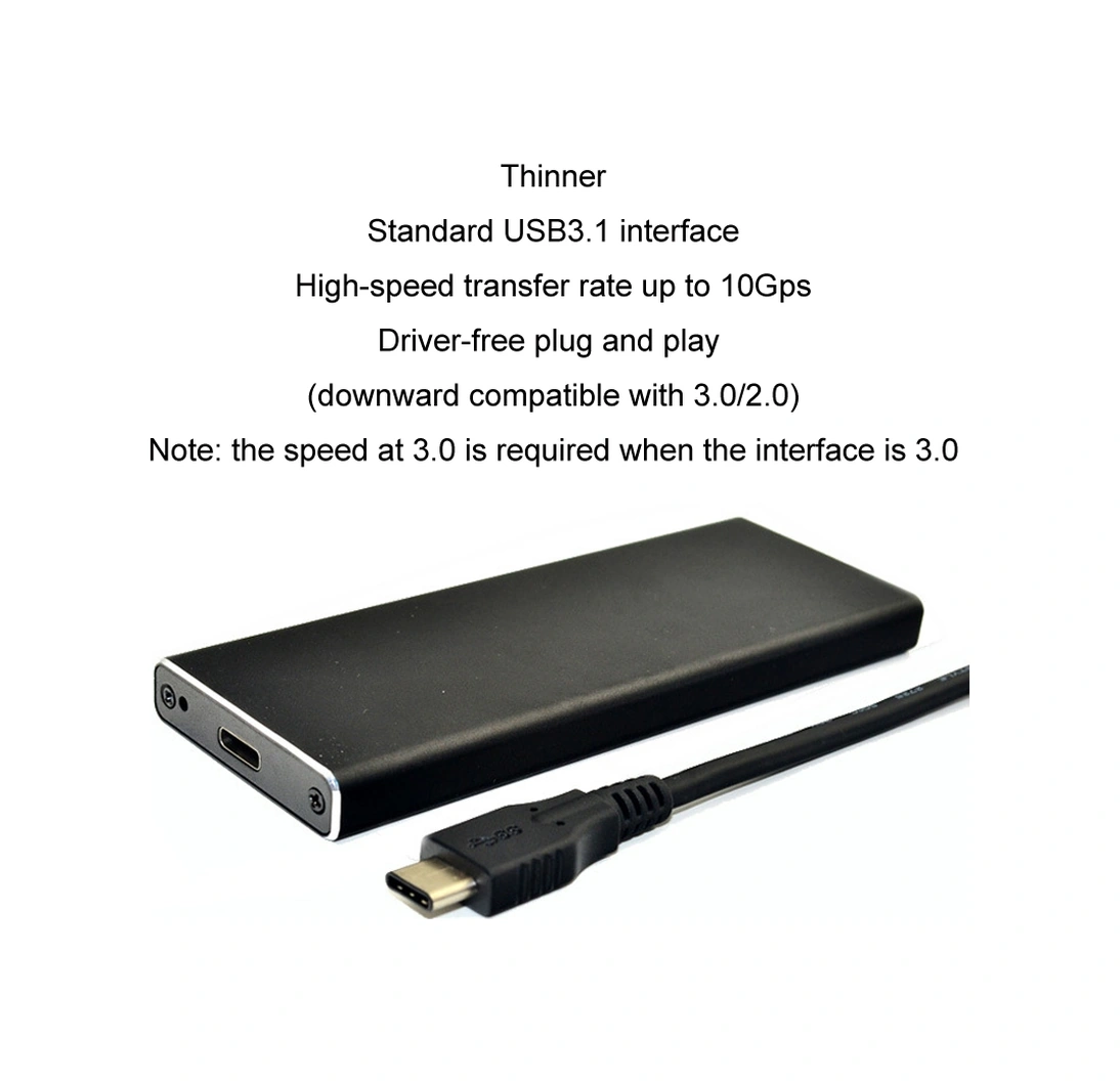 Sones Usb3.2 - M.2 Nvme Sabit Disk Kutusu Ngff Pcıe Protokolü - Type-c, Renk: Siyah Ve Cc Kablosu