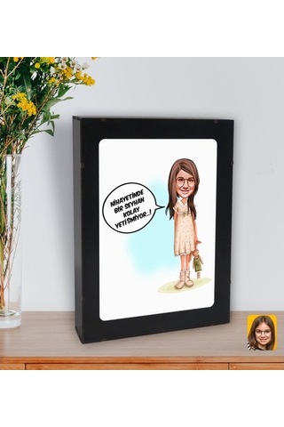 Kişiye Özel Isimli Kız Çocuk Kolay Yetişmiyor Karikatürlü Led Işı (508470767)