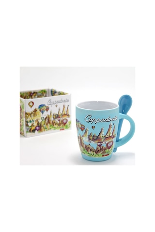 4 Adet Yöresel Porselen Kupa Bardak Mug, Çay Ve Kahve İçin Geleneksel Tarz Kupa 1