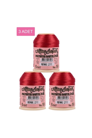 3 Adet Altınbaşak Oya Ve Dantel İpi 20 Gr - Royaleks - No: 211