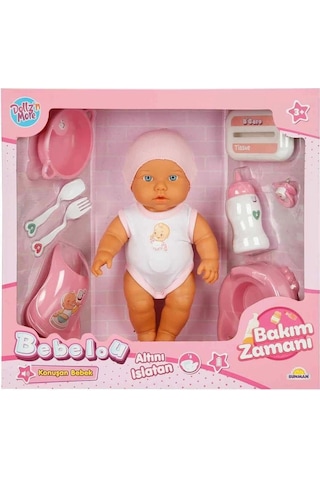 3823 Bebelou Bakım Zamanı Sesli Gülen Ağlayan Bebek 32 Cm -sunman