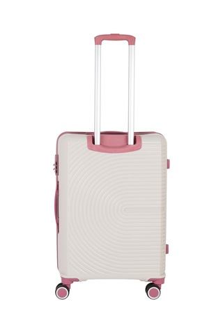 Mçs Polipropilen Valiz V374 65 Cm S21yy100000665 00434 Kemik/koyu Pudra Kemik - Pembe