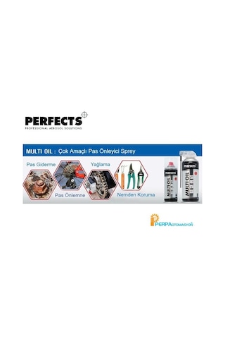 Perfects Multi Oil Pas Önleyici Kayganlaştırıcı Sprey 400 ML