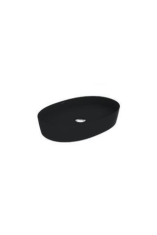 Creavit LP160 Loop Oval Çanak Lavabo Mat Siyah 40 x 60 CM