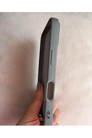 Apple Uyumlu iPhone 16 Plus Logolu İçi Kadife Silikon Lansman Kılıf