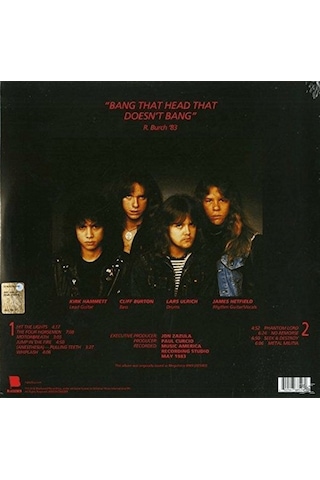 Metallica - Kill'Em All Remastered - Plak Plak