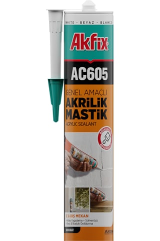 Akfıx Ac605 Akrilik Mastik