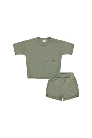 Civil Baby Cepli Basic 6-18 Ay Takım - Haki Açık Haki