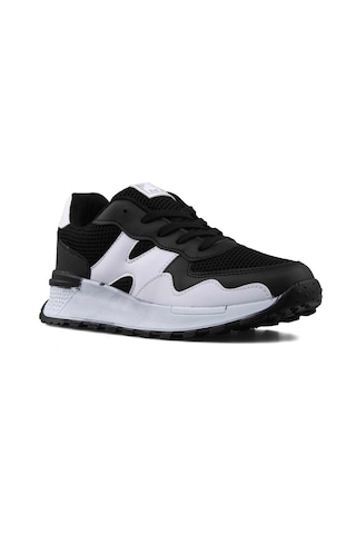 Mega Ortapedik Siyah Beyaz Renk Günlük Ayakkabı Sneakers Beyaz - Siyah