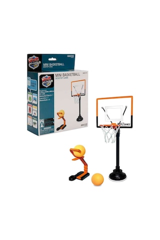 Masaüstü Mini Basketbol Oyunu Fırlatıcılı Pota İle Refleks Geliştiren Masa Oyunu