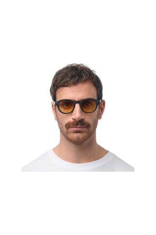 Okkia Milano Unisex Güneş Gözlüğüsiyah Havana / Lens : Sarı Siyah