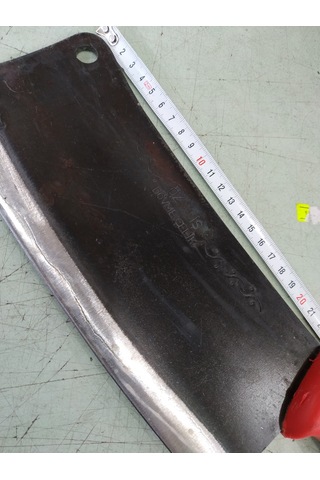 Kasap Satır Dövme Çelik Öziş Plastik Sap Büyük 37cm