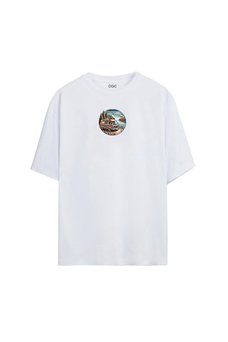 Ogc Karavan Oversize Unisex T-shirt Beyaz