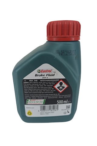 15eaf9 Castrol Dot-4 Fren Hidroliği 0,5 Litre