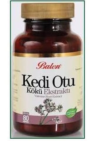 Balen Kedi Otu Kökü Ekstraktı Kapsül 80 X 375 MG