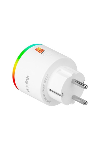 S-link Sl-03 16a Akım Korumalı Akıllı Priz Rgb Işıklı 2.4 G Wifi Tuya Destekli Yok