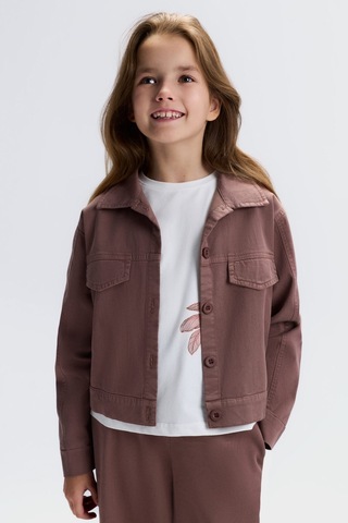 Xo Kids Kız Çocuk Ceket 8-14 Yaş 31371 Kahverengi