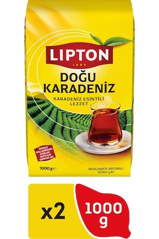 Lipton Doğu Karadeniz Bergamot Aromalı Siyah Dökme Çay 2 x 1 KG