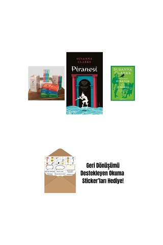 Jonathan Strange Ve Bay Norrell - 3 Kitap Takım Kutulu Set + Piranesi + Jonathan Strange Ve Bay Norrell - 3 + Okuma Sticker'ları