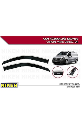 VİTO KROMLU CAM RÜZGARLIĞI ARACA ÖZEL 2015 2016 2017 2018 2019 20